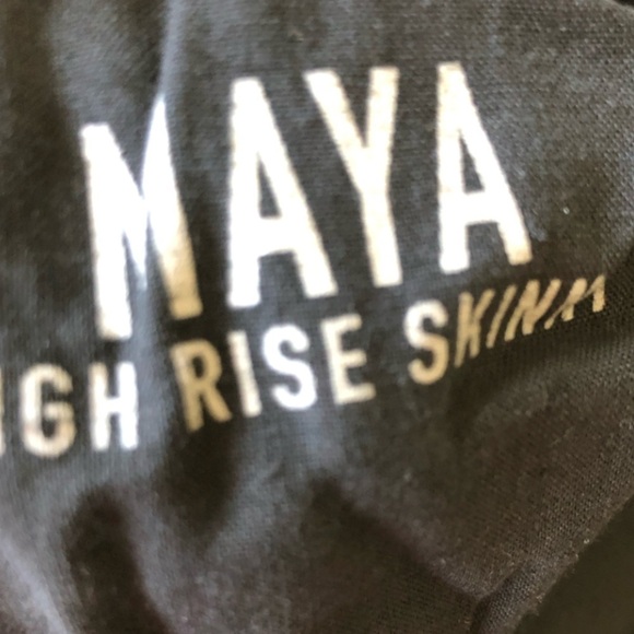 SER.O.YA Maya High Rise Skinny Jean Black NWT - Picture 13 of 16